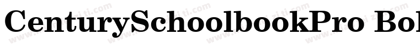 CenturySchoolbookPro Bold字体转换